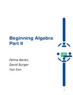 Beginning Algebra Part II Workbook